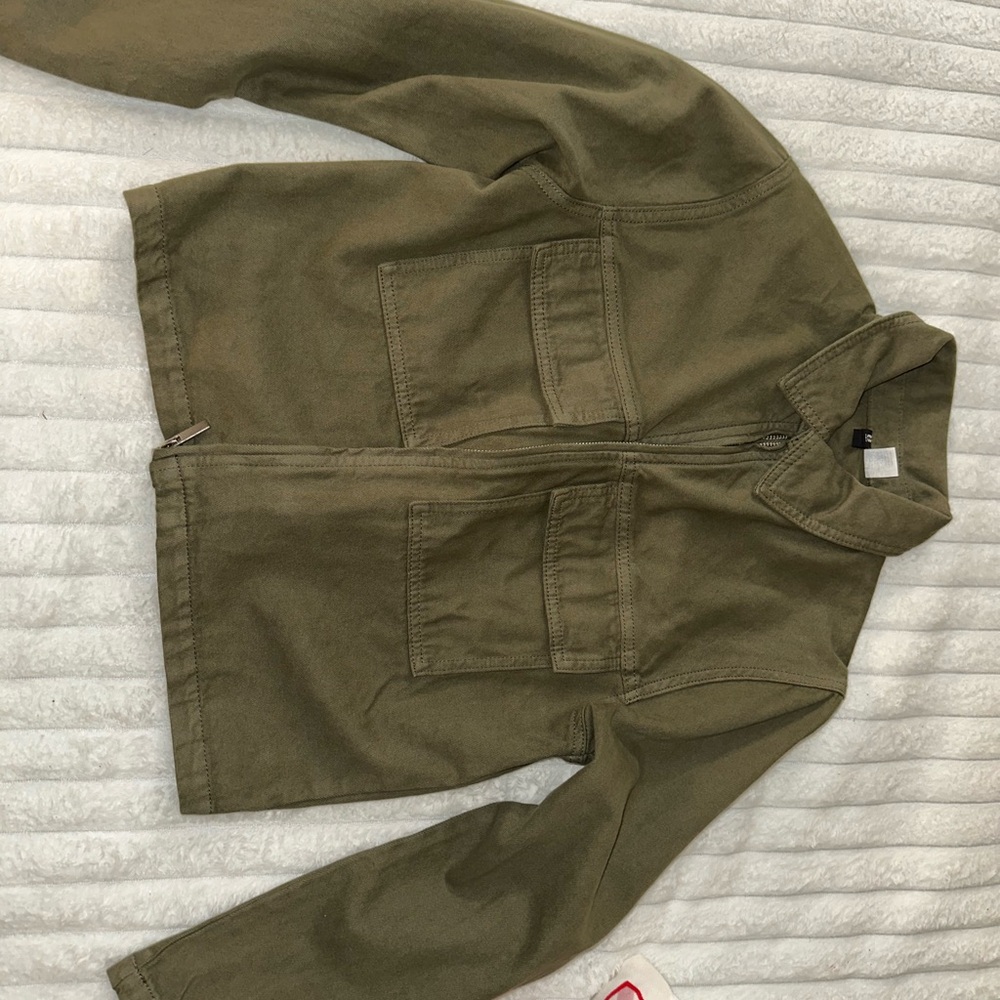 Olive Green Utility Jacket